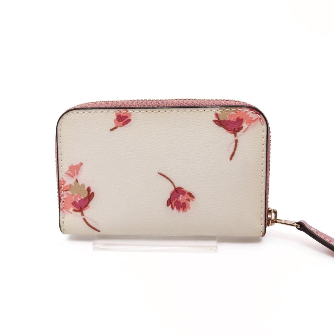 未使用級✨ COACH 花柄 ケース 小銭入れ カードケース ピンク