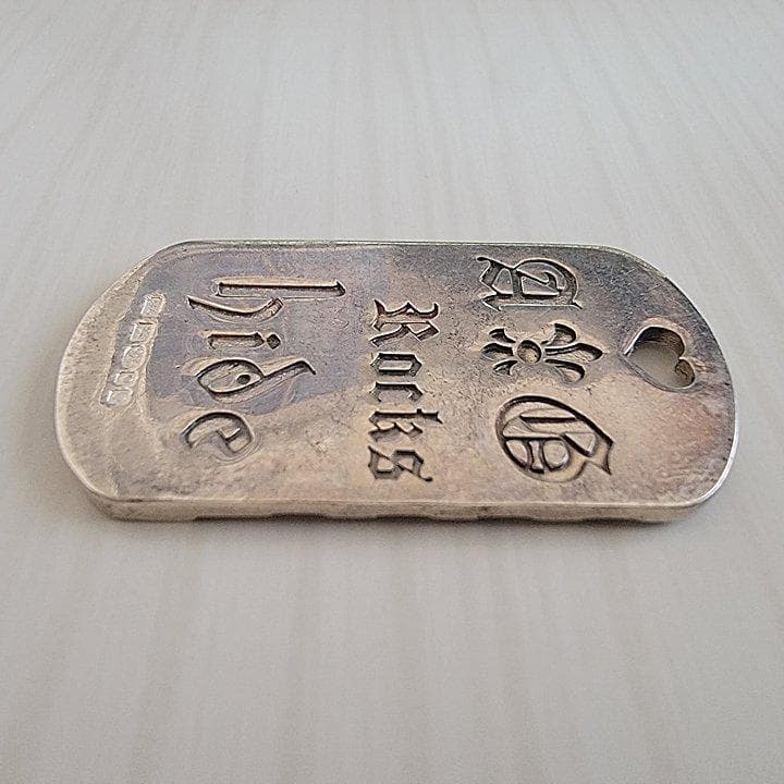 Hide + A&G 長方形 ハート ペンダントトップ シルバー925