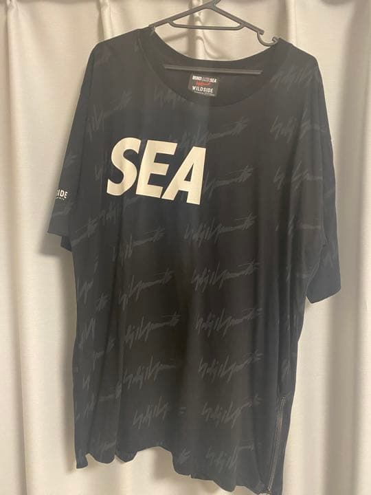 WIND AND SEA×Yohji Yamamoto Tシャツ ブラック WILDSIDE YOHJI