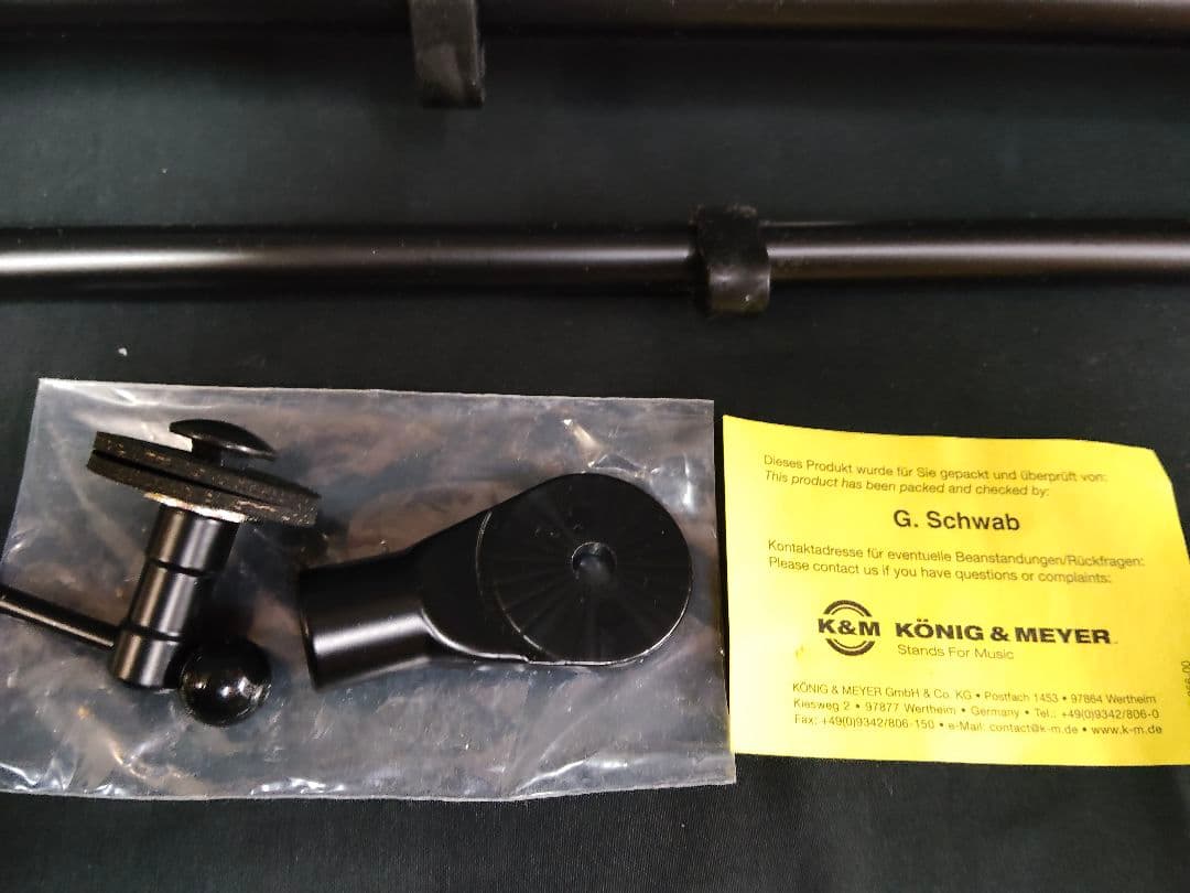 【2本セット】K&M 210/2 マイクスタンド ブームスタンド ドイツ製