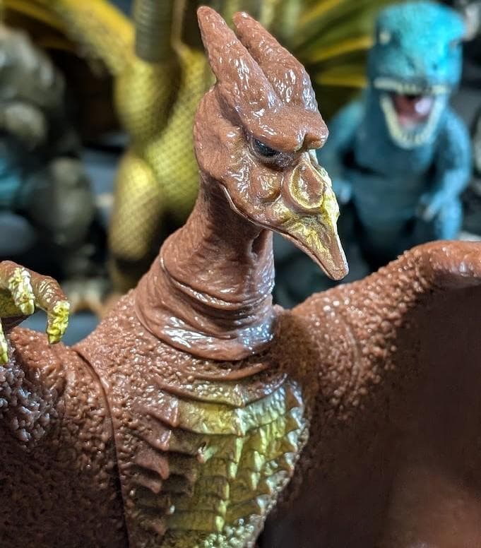 昭和ゴジラ・キングギドラ・モスラ・ラドン・バラゴン他（バンダイ）ソフビ６体セット