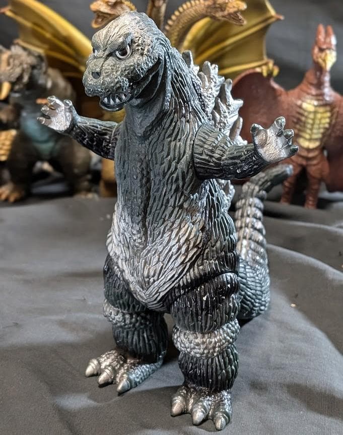 昭和ゴジラ・キングギドラ・モスラ・ラドン・バラゴン他（バンダイ）ソフビ６体セット