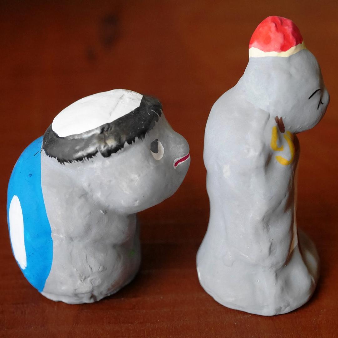 ◇北条土人形◇れんべえ人形◇れんべい人形◇東郷池の河童、しょろしょ