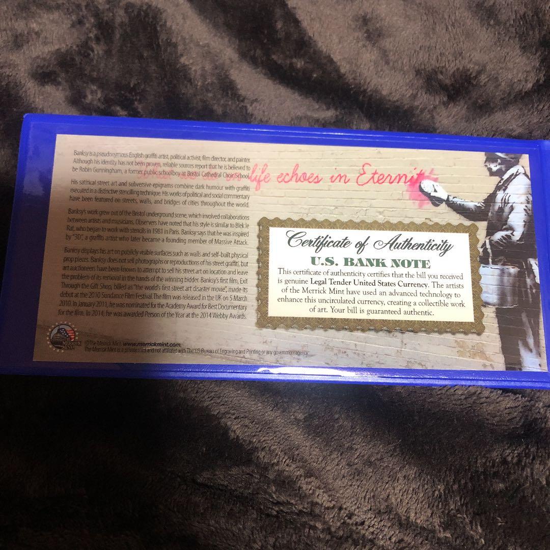 Banksy バンクシー バルーンガールと猿の議会 紙幣