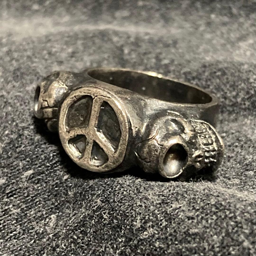STOP LIGHT ストップライト スカル ピース リング 指輪