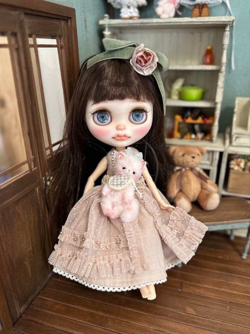 カスタムアイシードール 可愛い♡前髪ぱっつんちゃん - メルカリ