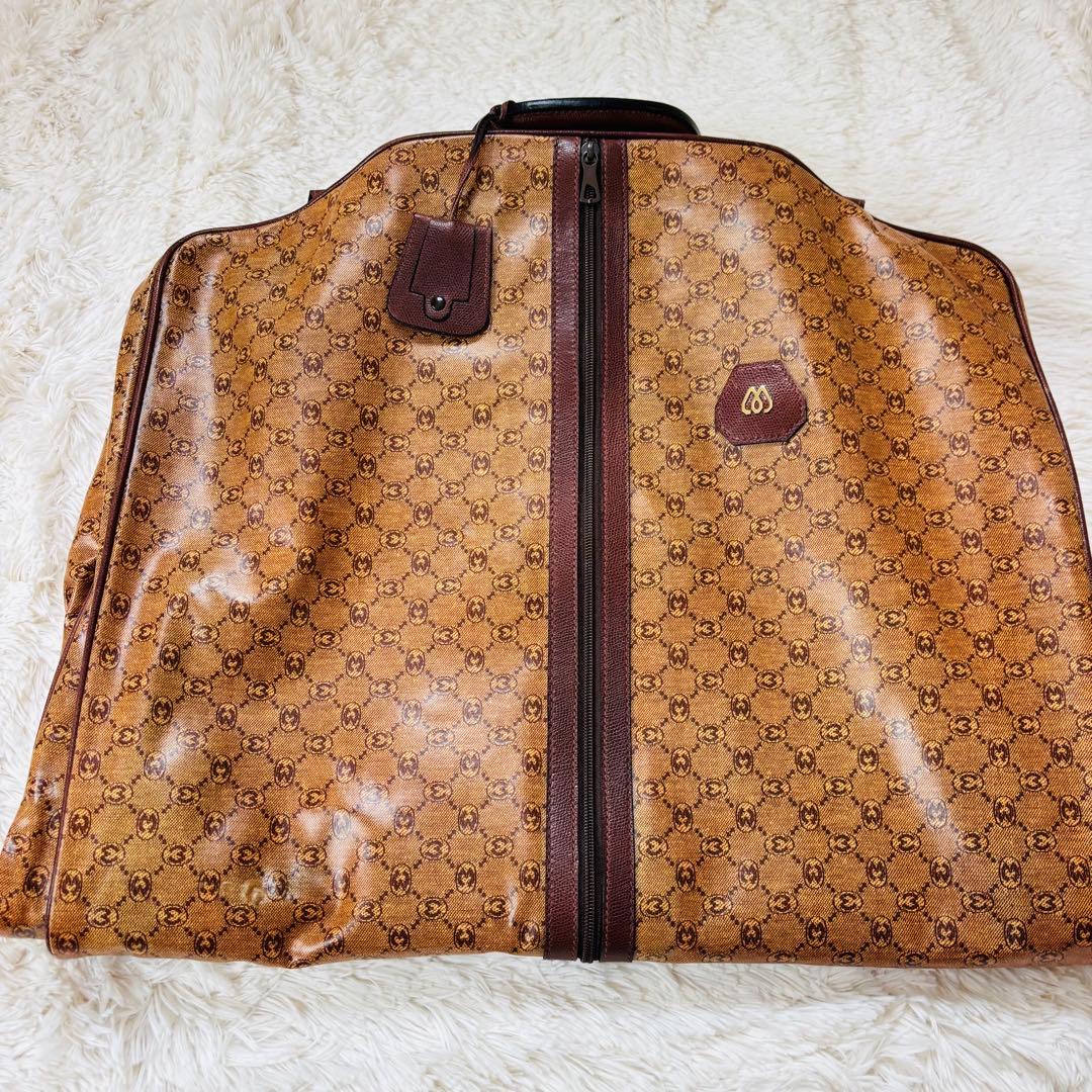 希少 モラビト ガーメントケース 総柄 スーツケース トランク 出張