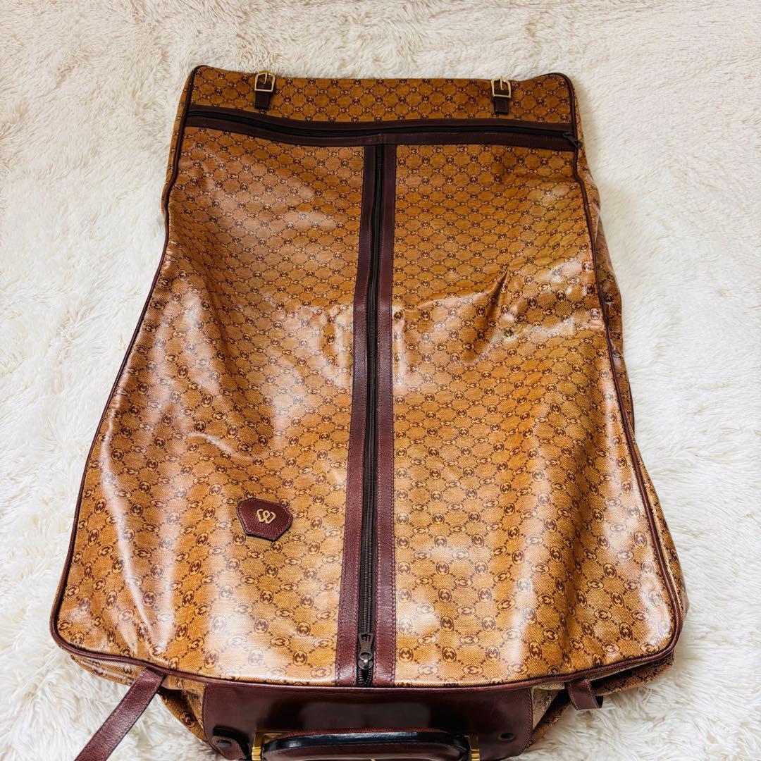 希少 モラビト ガーメントケース 総柄 スーツケース トランク 出張