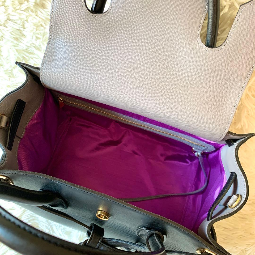 チ*0様 美品✨ADMJ コンクルージョン 2way ショルダーバック ハンドバ