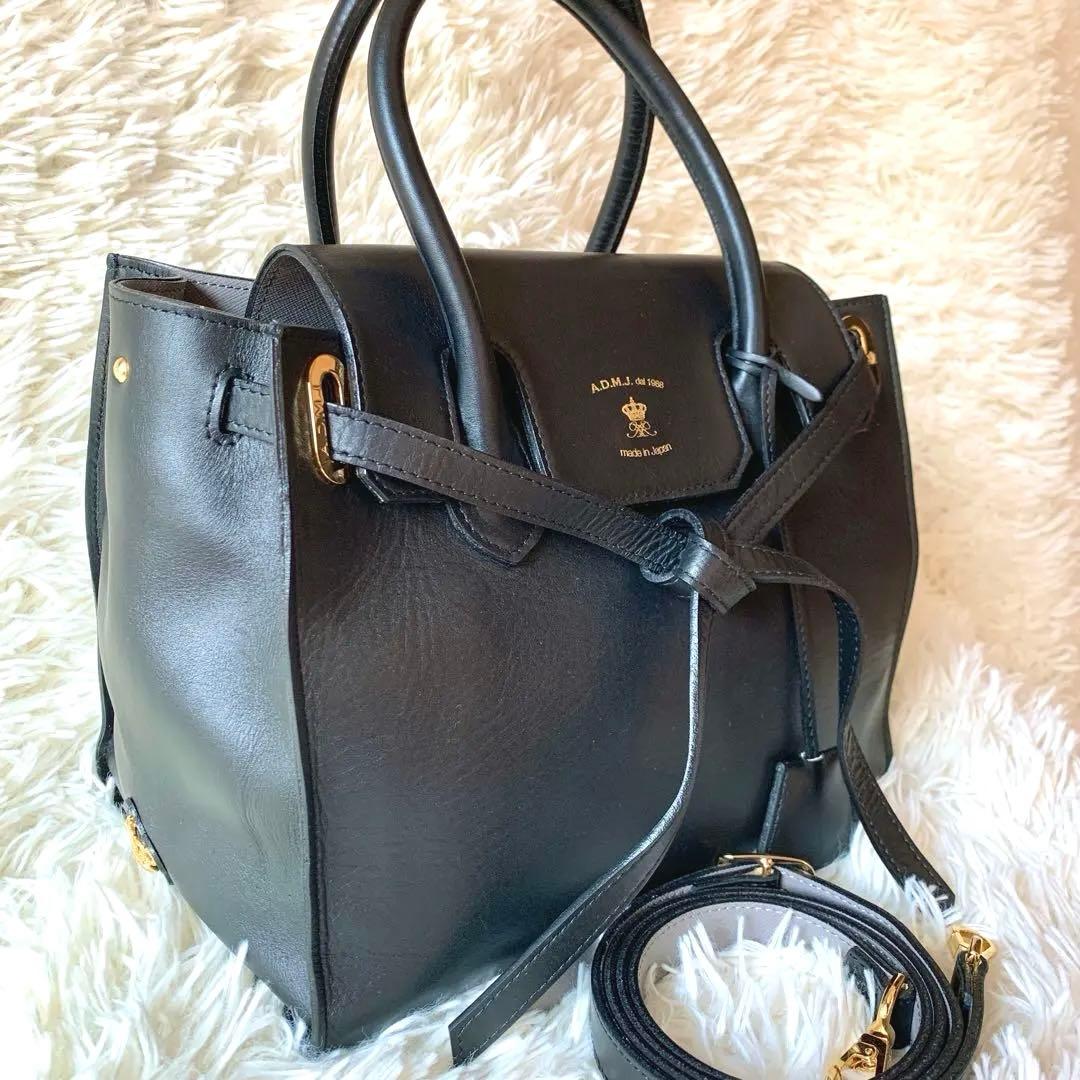 チ*0様 美品✨ADMJ コンクルージョン 2way ショルダーバック ハンドバ