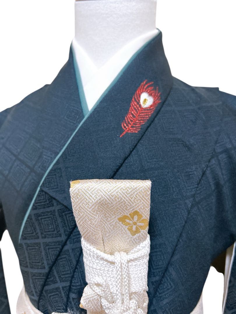 花わらべブランド着物♡七五三　5歳　男の子　フルセット　一式　黒