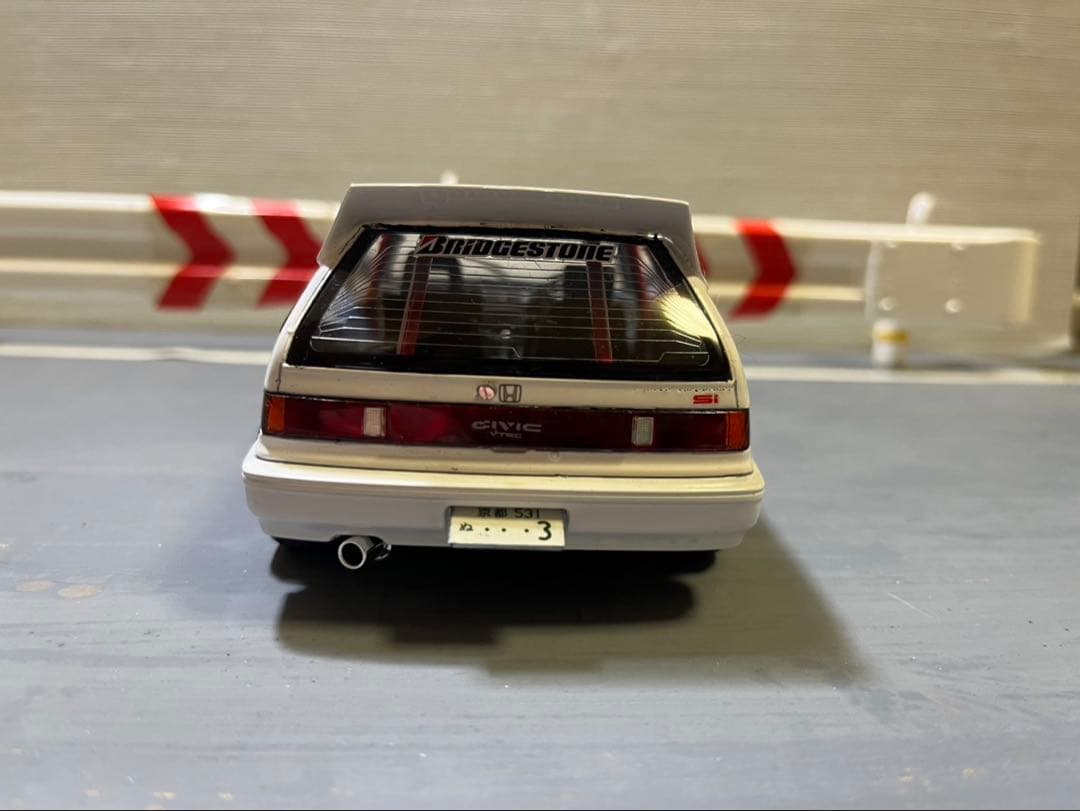 シビック　プラモデル　完成品