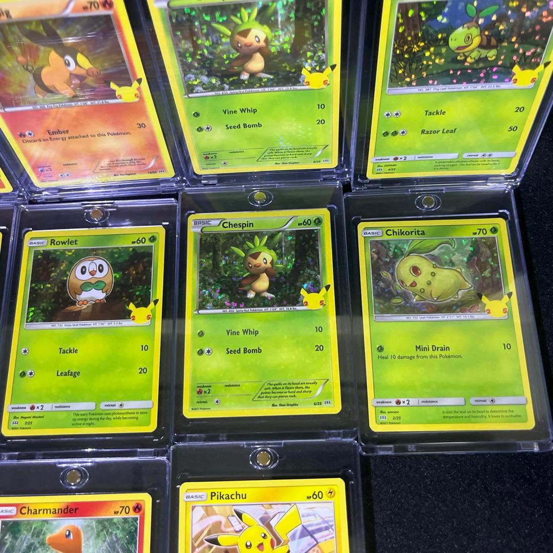 【英語版】 ポケモンカード 25周年記念 アメリカマクドナルド限定　13枚