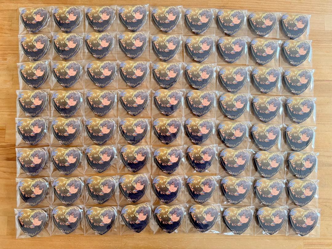 あんスタ　中国　傾心ハート缶バッジ　瀬名泉