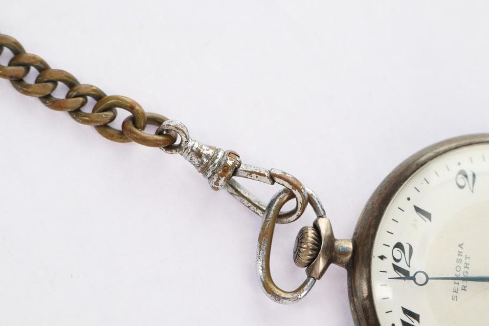 ◆精工舎懐中時計手巻きライトSEIKOSHA RIGHT 陸軍大臣賞 09074