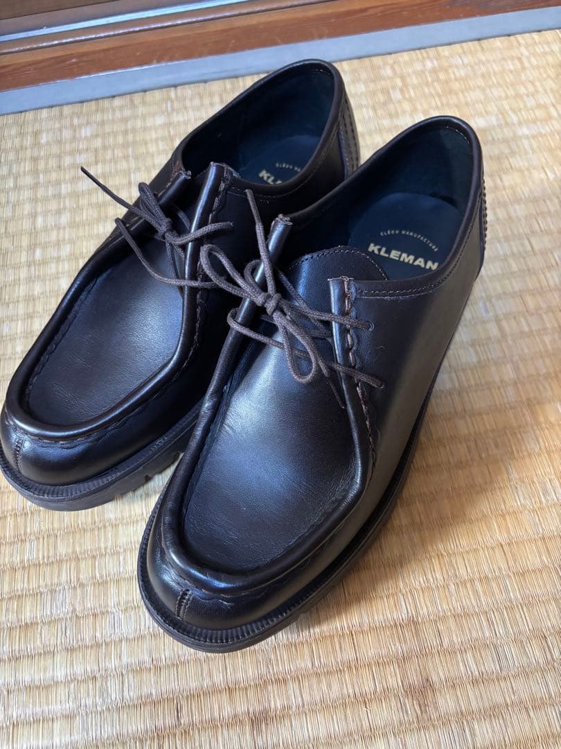 極美品　フランス製　クレマン　チロリアンシューズ　41 ダークブラウン