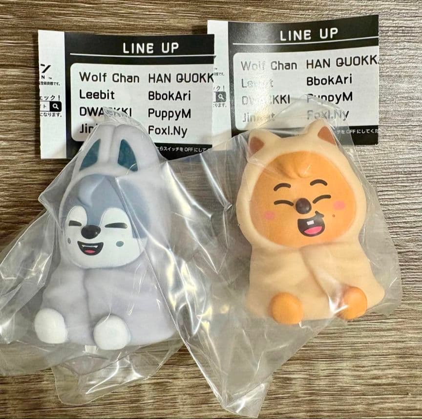 Stray Kids skzooライトマスコット ウルフチャン ハンクォッカ - メルカリ