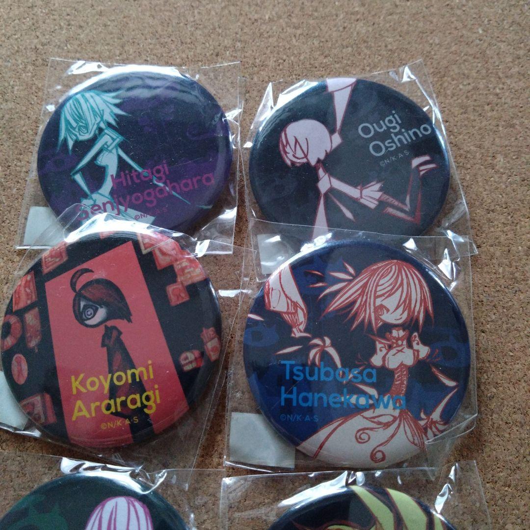 【未開封品】化物語 ウエダハジメ 缶バッジ セット　物語シリーズ