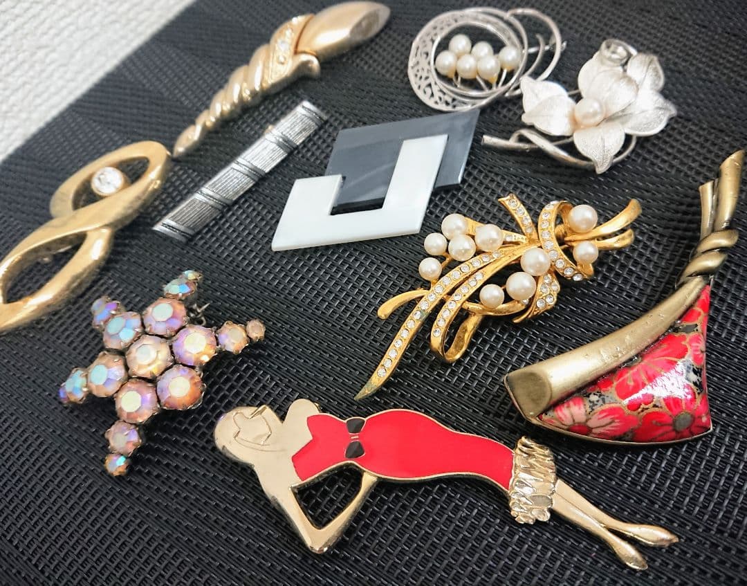 H1 ブローチ まとめ売り セット 女性 和柄 日本製 ヴィンテージ レトロ