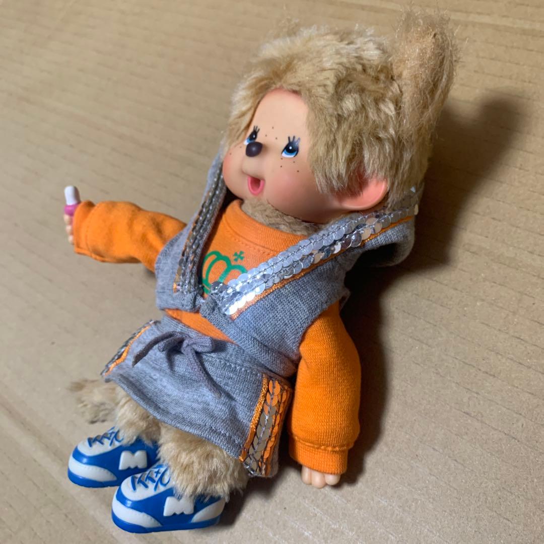 【希少】モンチッチ　女の子　ツインテール　ベージュ　ブルーアイ