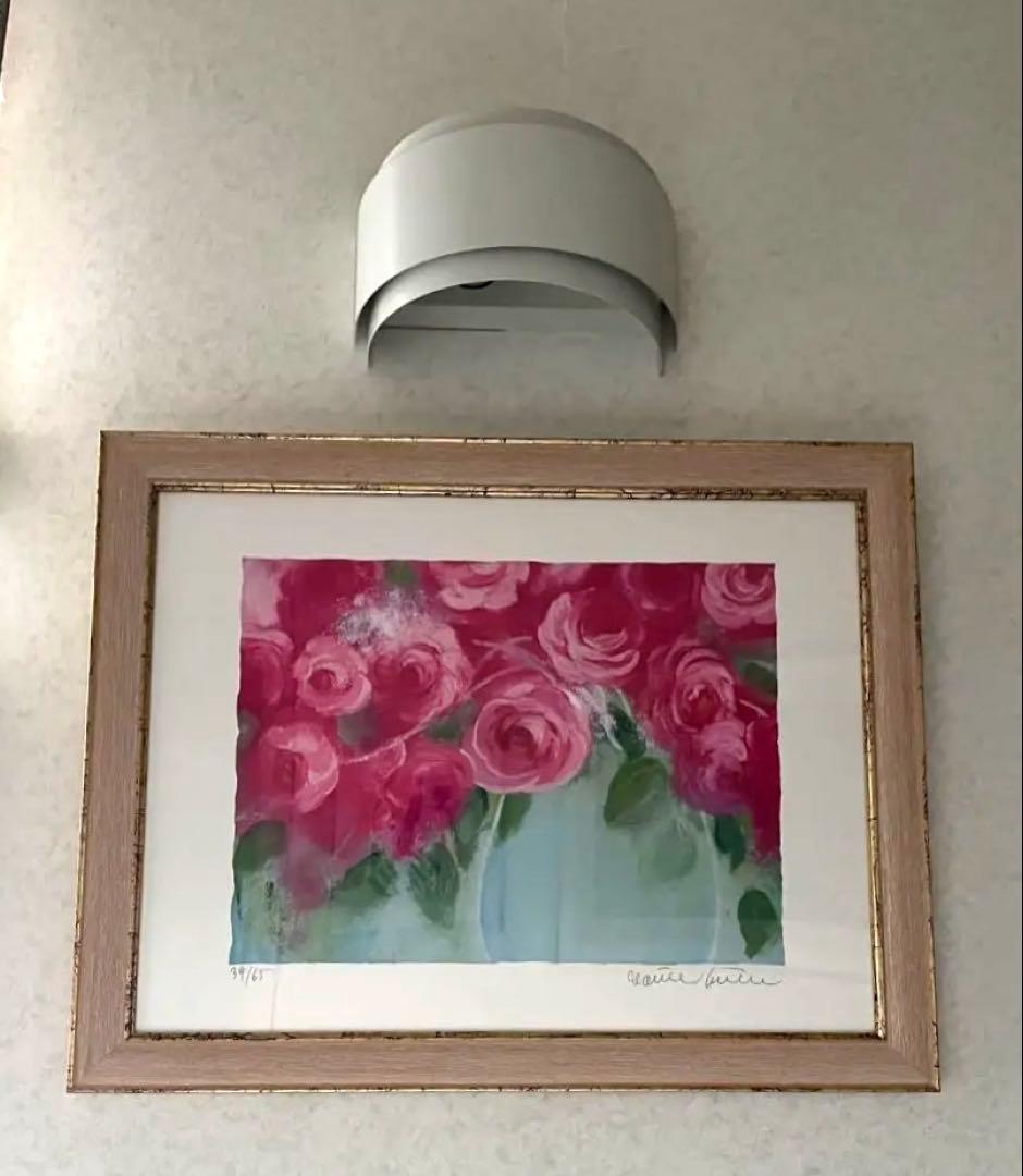 額入り版画 58×46 ジニー・キム 65枚限定 ED、サイン、証明書有