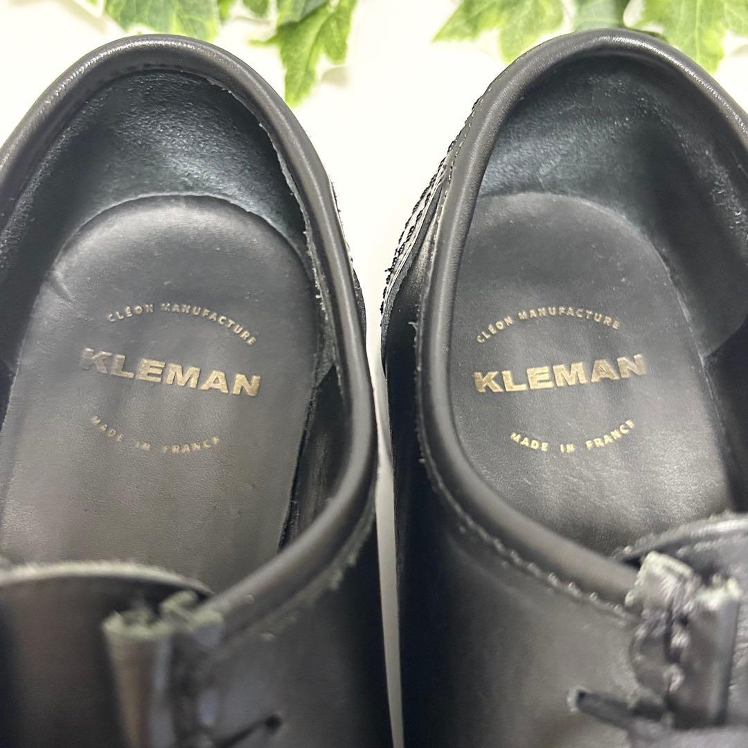 極美品 KLEMAN クレマン チロリアン PADROR ブラック【41】