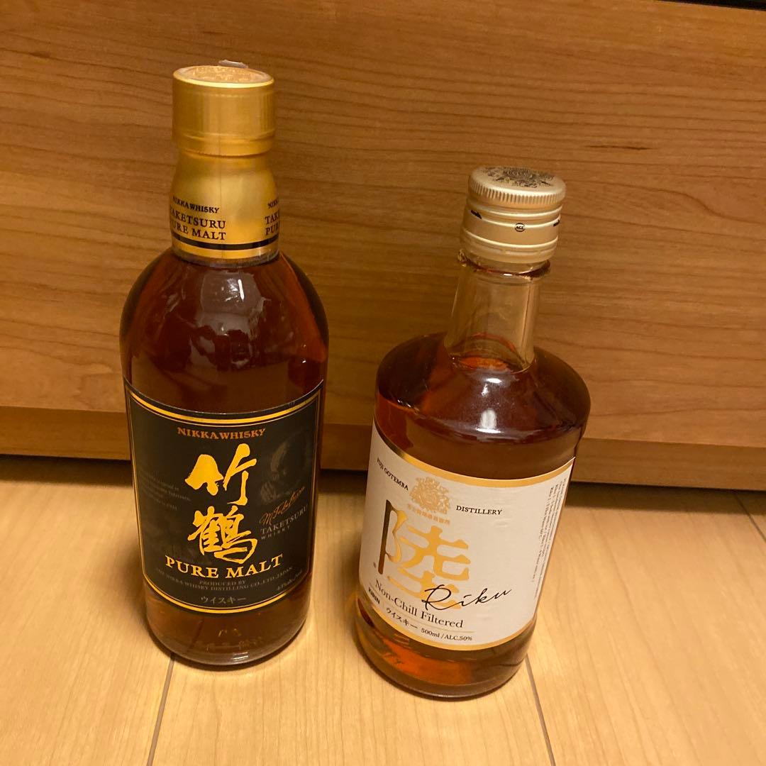 ニッカ竹鶴ピュアモルト500ml ウィス キー 1本キリンウィスキー陸500ml ニッカ竹鶴ピュアモルト500ml ウィス キー 1本キリンウィスキー陸500ml