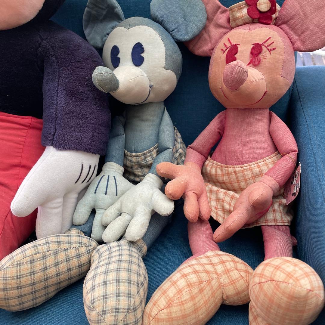 ミッキーマウス 80's ぬいぐるみ 80cm特大 ロサンゼルス購入品 おまけ付