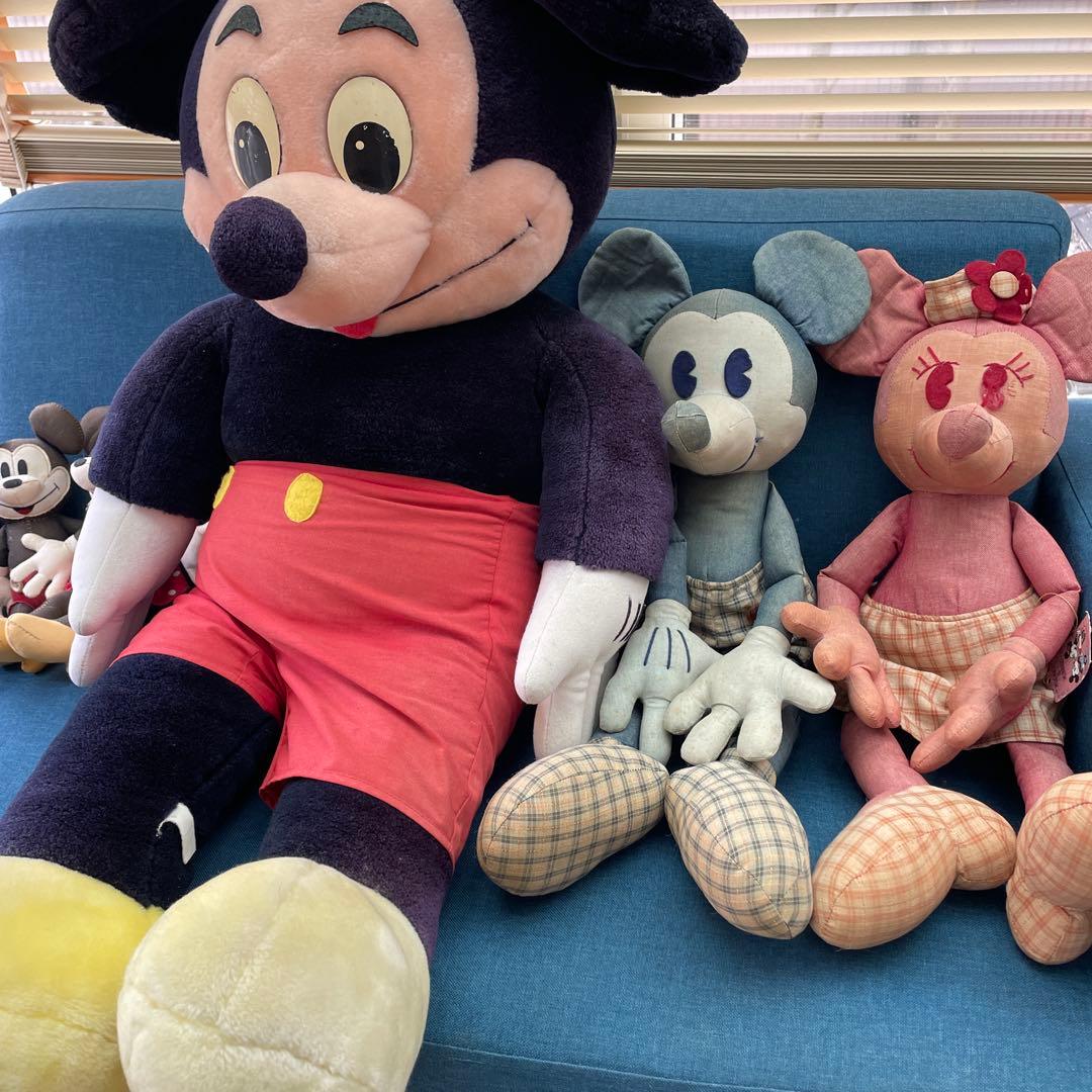ミッキーマウス 80's ぬいぐるみ 80cm特大 ロサンゼルス購入品 おまけ付