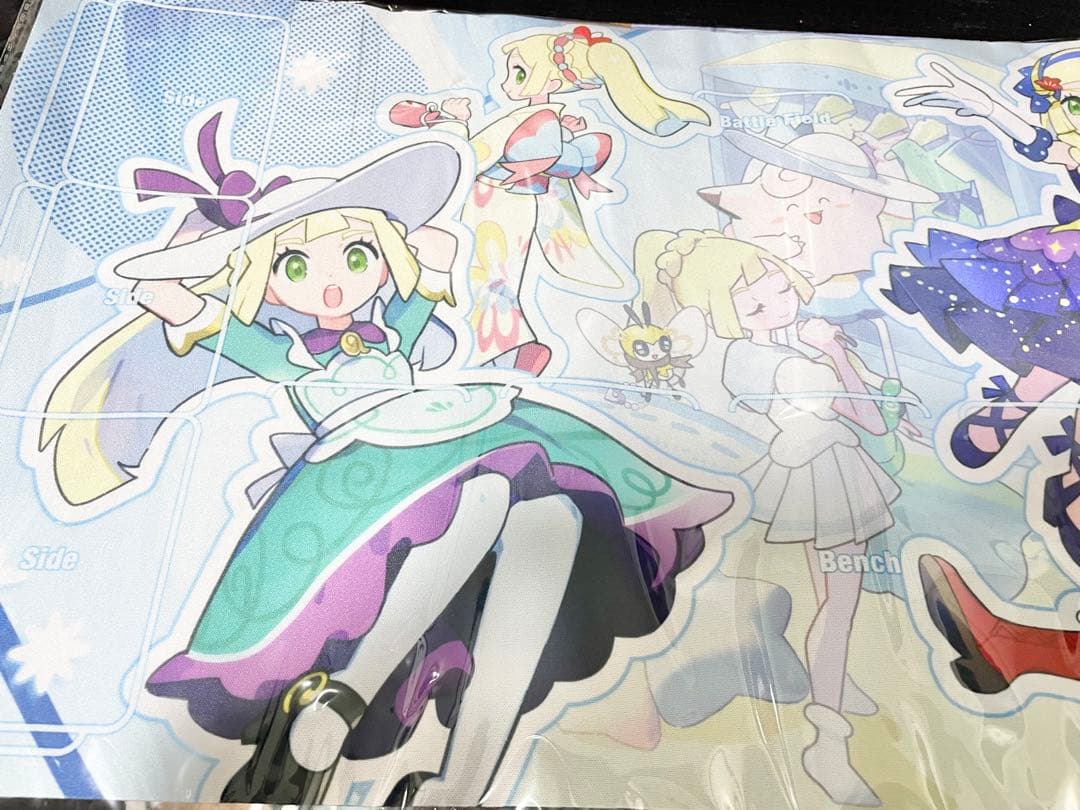 ポケマス おしゃれを楽しむリーリエ プレイマット 当選品 未開封