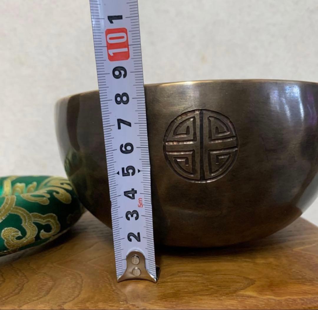 フルムーンシンギングボウル16.5cmリング付き