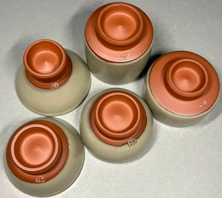 エビス】酒器 徳利 酒盃 無名異焼 伊藤赤水 人間国宝 蔵出 酒杯 酒碗