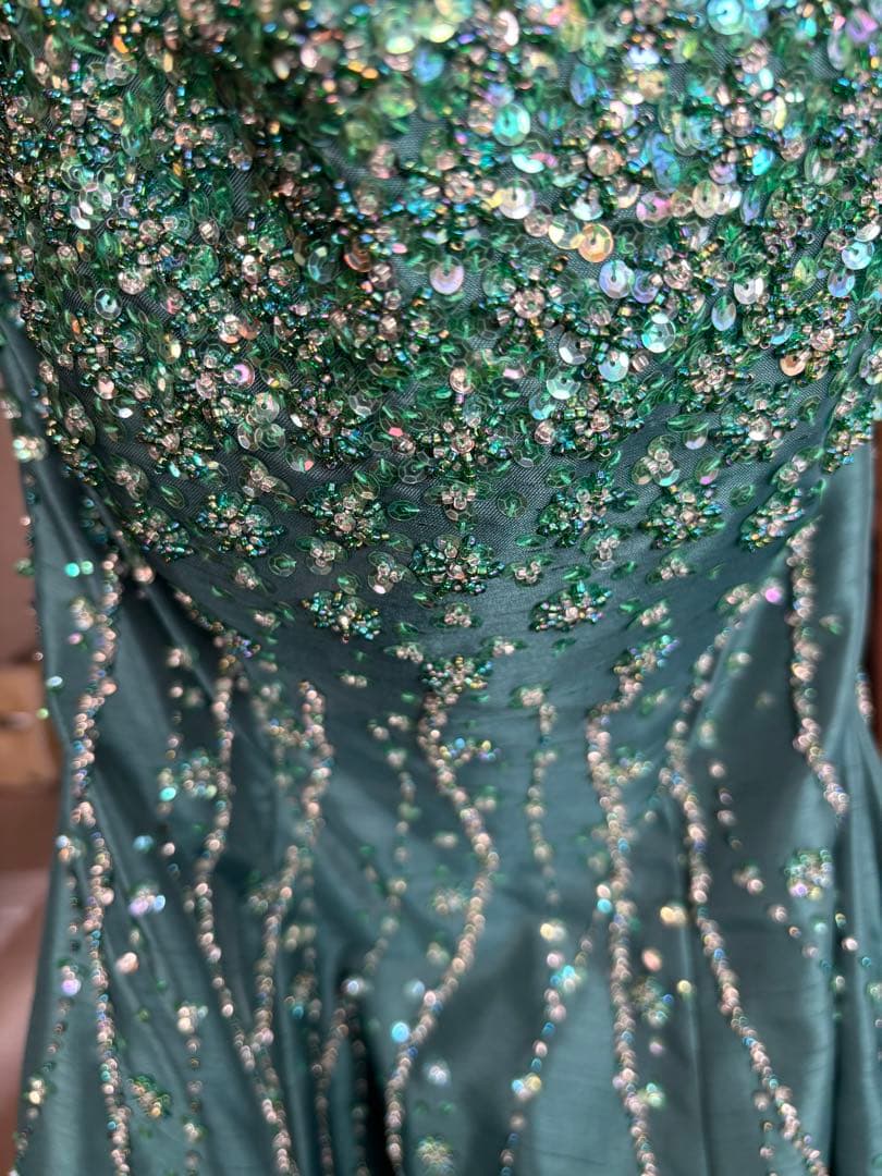 よ*し様 ウェディングドレス　カラードレス　演奏会　ナイトドレスAライングリーン