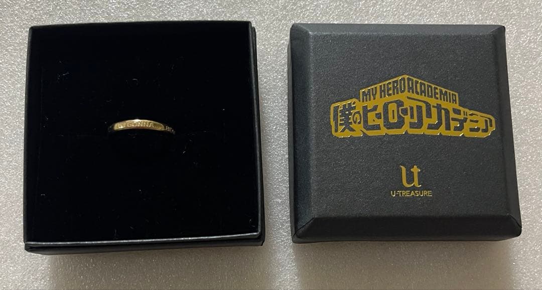 ヒロアカ　メッセージリング　爆豪勝己　K10 イエローゴールド TVアニメ『僕のヒーローアカデミア』メッセージリング。多くの