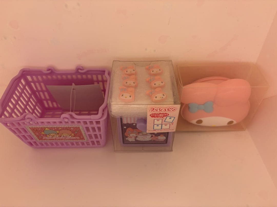 レア　昭和 サンリオ　マイメロ　ライト　テープカッター　重ねるケース