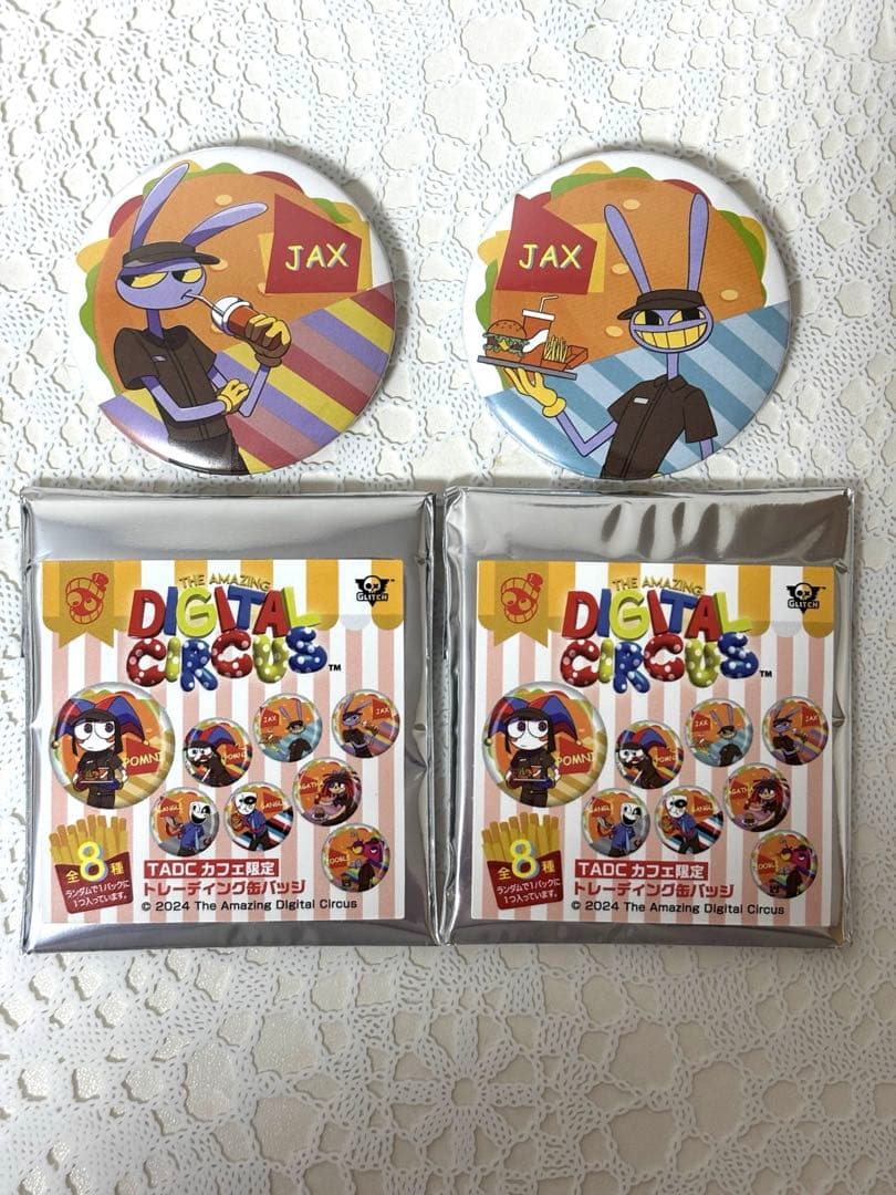 アメイジングデジタルサーカス カフェ限定 ジャックス 缶バッジ TADC