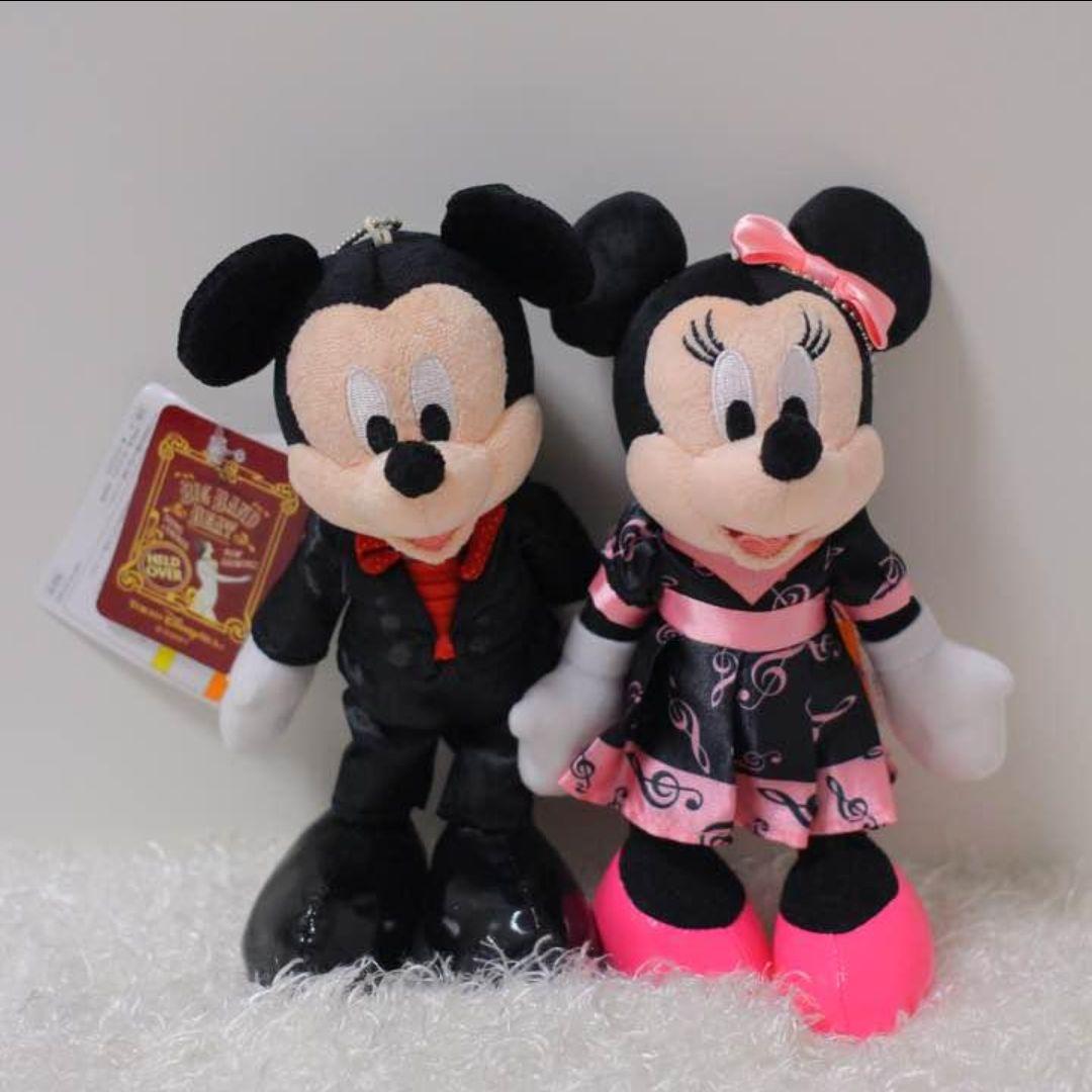 ○ディズニー ミッキー ミニー ビッグバンドビート ぬいぐるみバッジ