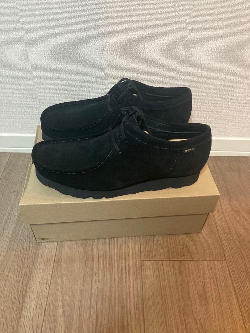 新品 CLARKS WALLABEE ゴアテックス UK10 クラークス GTX