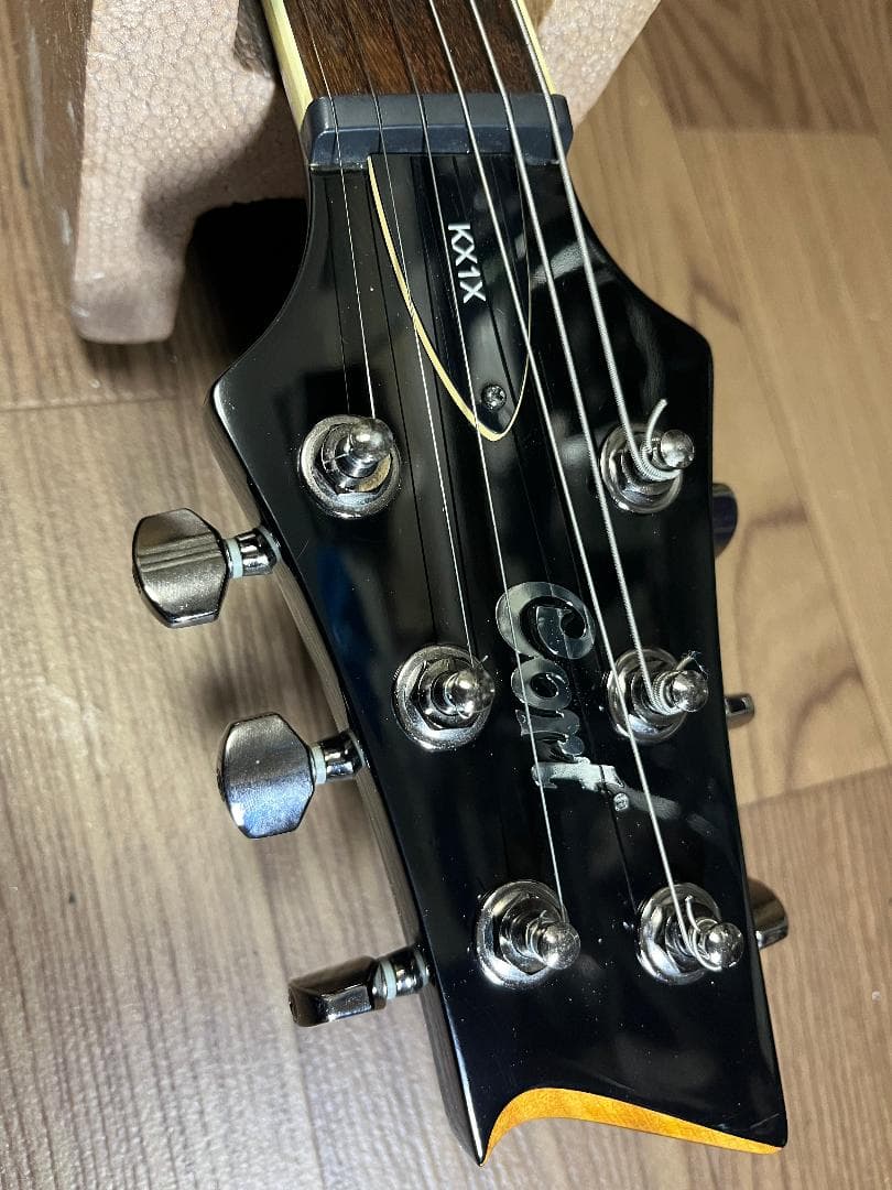 Cort KX1X 虎目 シースルーレッド Duncan ソフトケース付