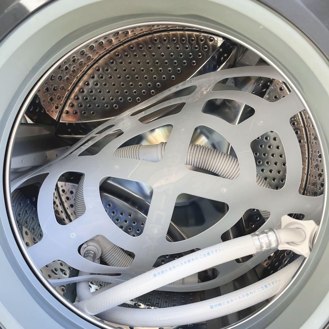 367取付無料！SHARP熱乾燥搭載！コンパクトサイズ高性能ドラム式洗濯機！