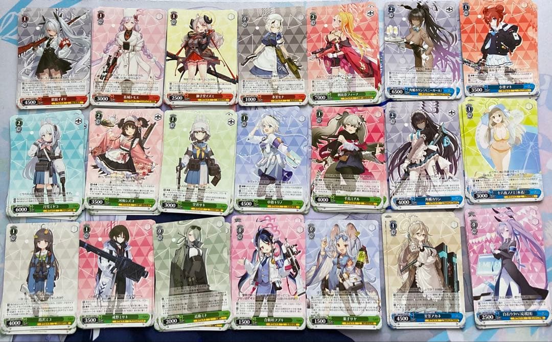 ヴァイスシュヴァルツ　ブルーアーカイブ　ブルアカ　RR以下４コン＋おまけ