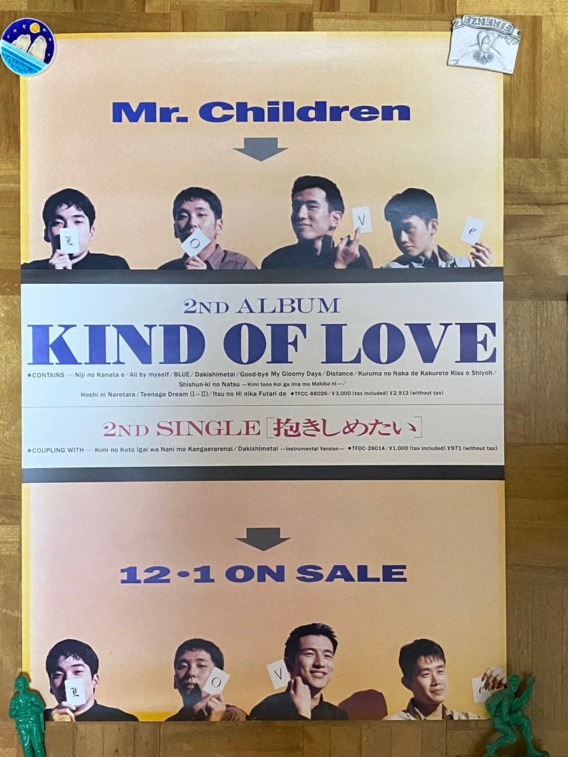 Mr.Children☆KIND OF LOVE☆告知ポスター LOVE☆告知ポスター OF Mr