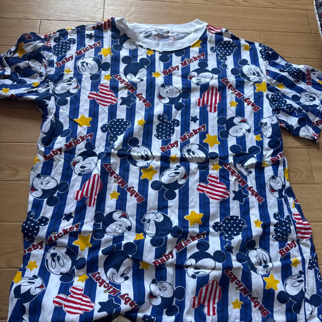 ミッキーマウス 親子コーデ　ビンテージ