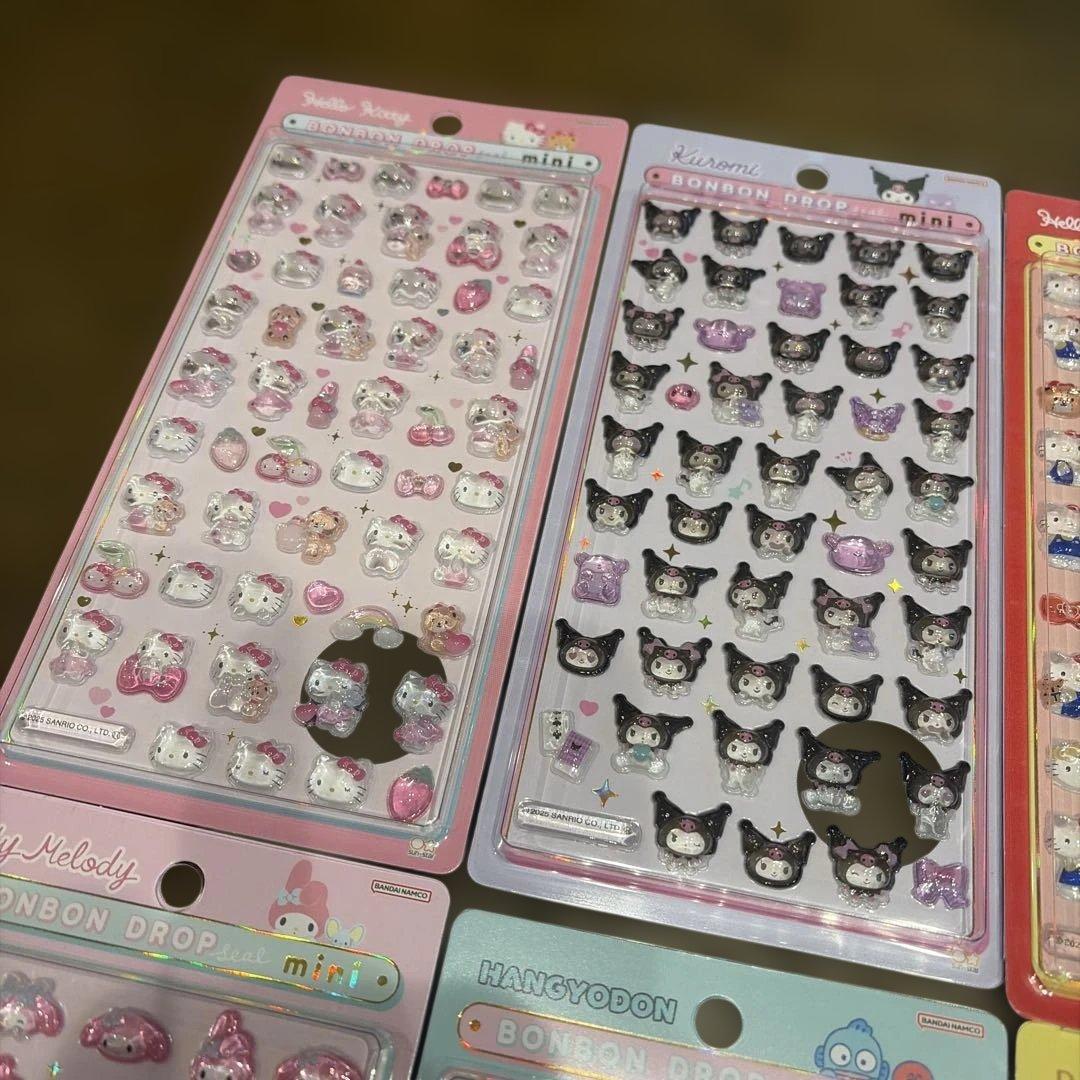 国内正規品　サンリオ　ボンボンドロップシールミニ　サンスター　8種類　本日発送