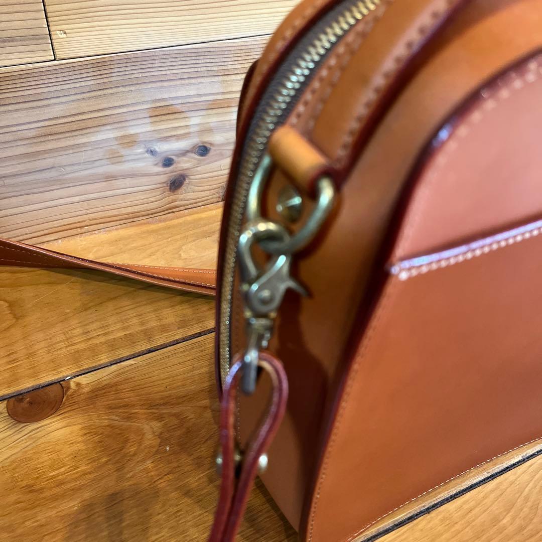 【未使用品】ITAGAKI 2way 本革レザー ショルダーバッグ　板垣