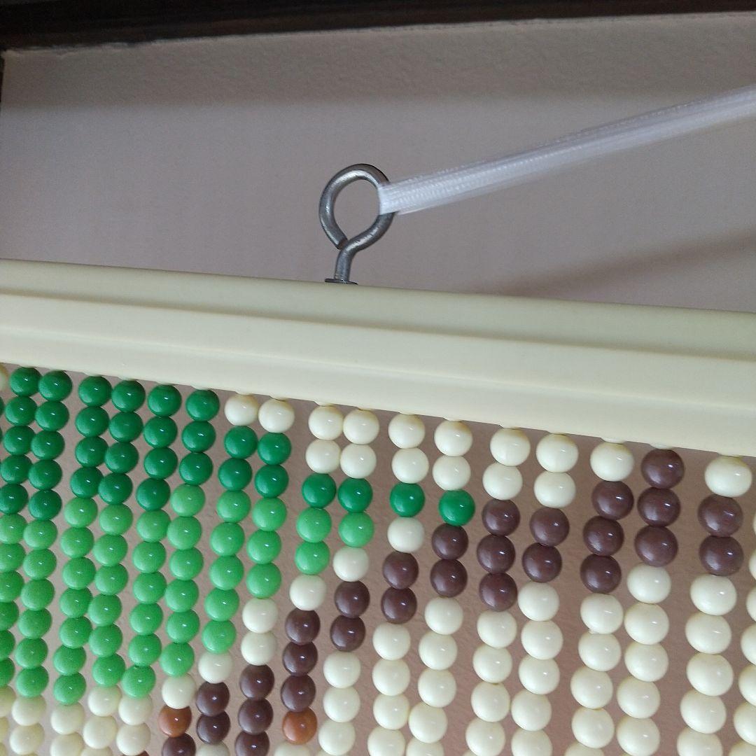 昭和レトロ 珠のれん のれん スキルスクリーン ビーズのれん