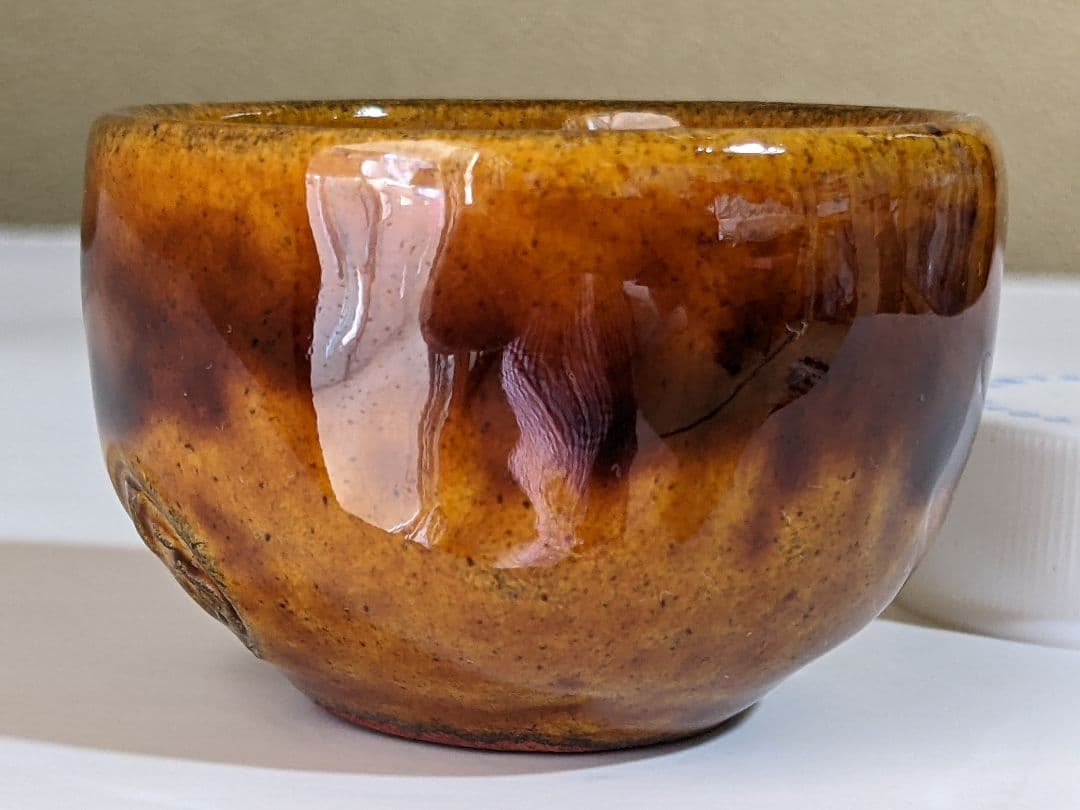 ♦大樋焼 ？大樋長左衛門 酒器 ぐい呑み 猪口 盃 美術品 工芸品 骨董品