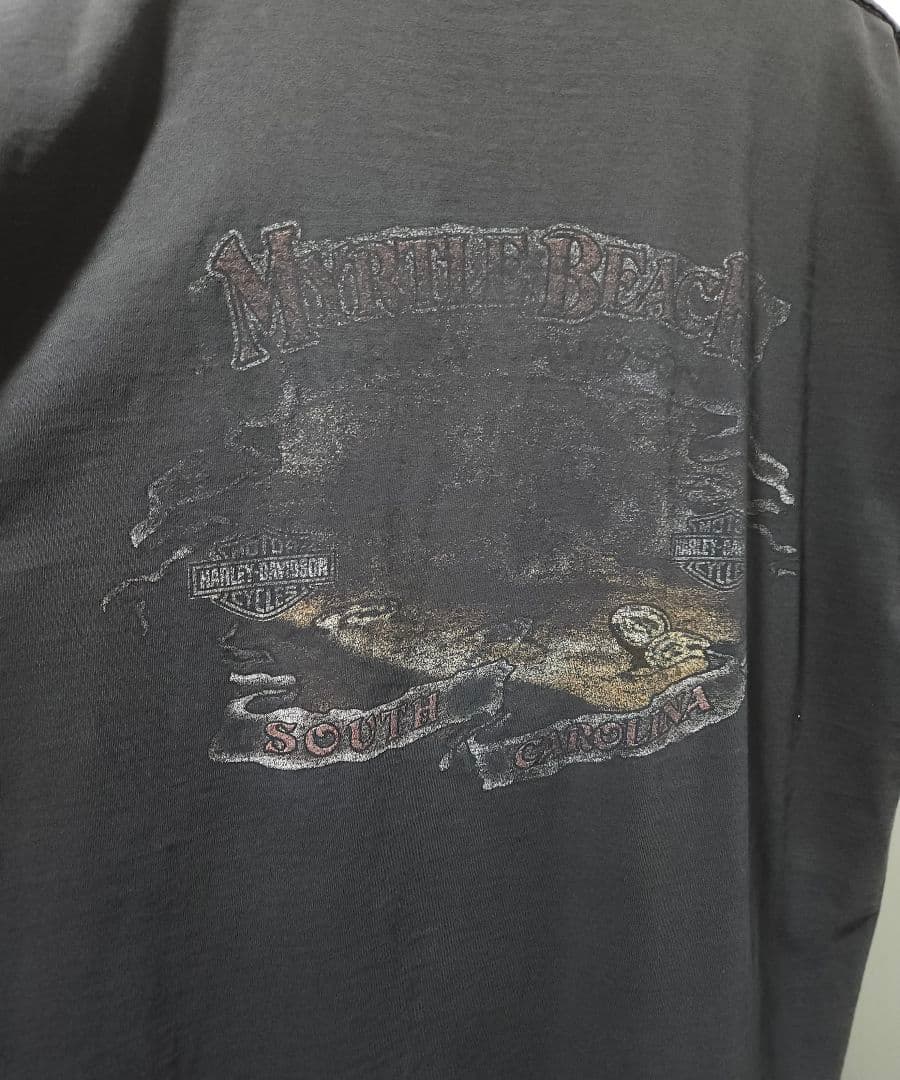 Harley Davidson ヴィンテージ スパイダー XL ハーレー 袖切り