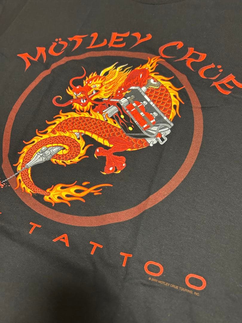モトリー・クルードラゴンTシャツ2000 NEW TATTOO ツアー