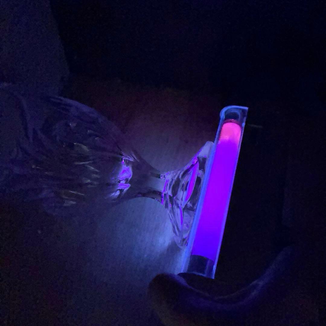 骨董 レトロ 乳白色暈し ハートプレス紋 チューリップ型 パフェグラス